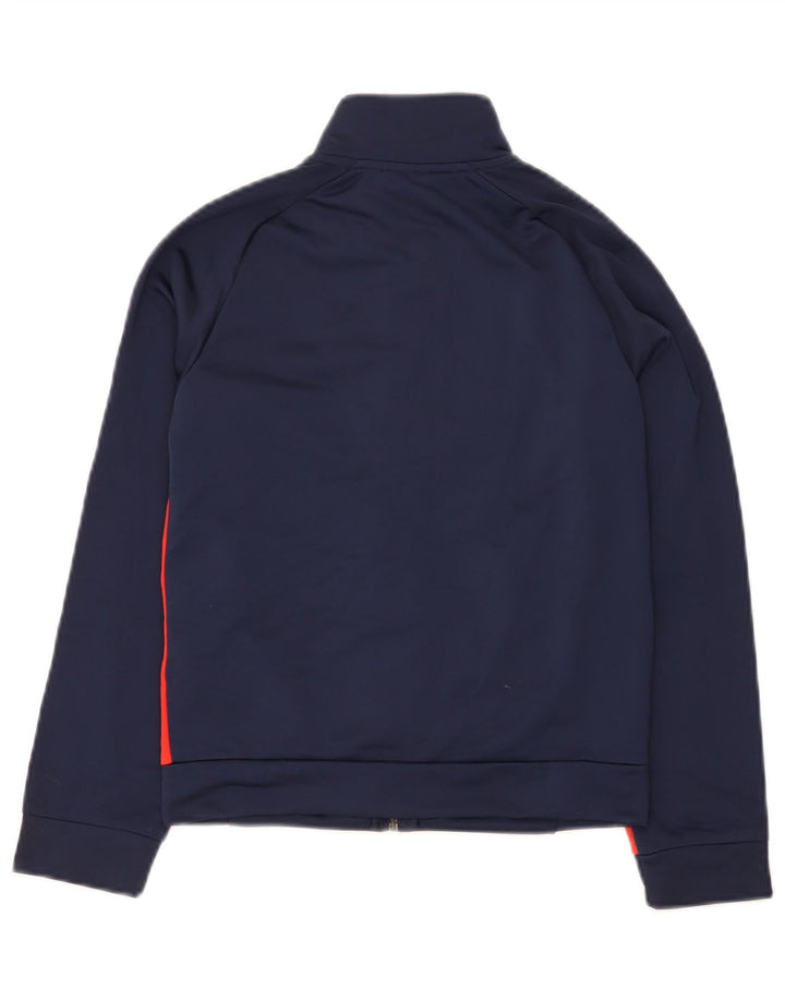 Jaqueta Puma Boys Graphic Tracksuit Top 9-10 Anos Azul Marinho Colorblock