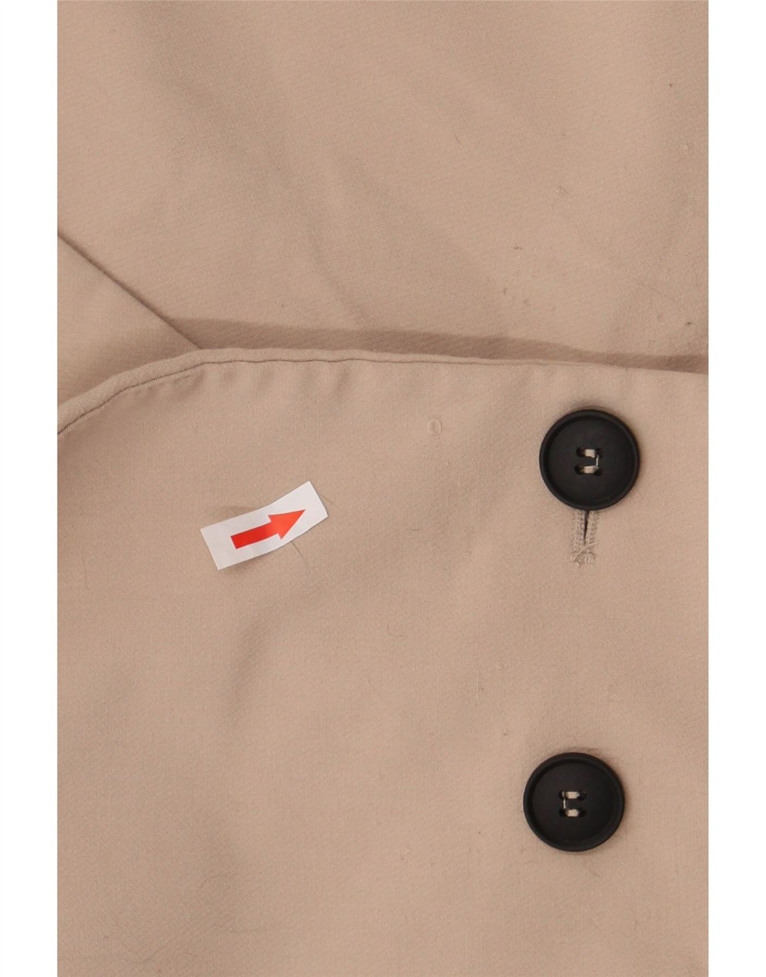 Zara Jaqueta blazer feminina oversized com peito duplo Reino Unido 10 pequena bege