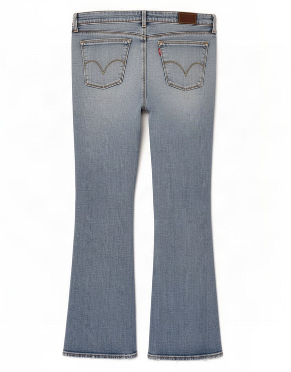 Calça jeans feminina Levi's 572 Bootcut W34 L32 azul algodão