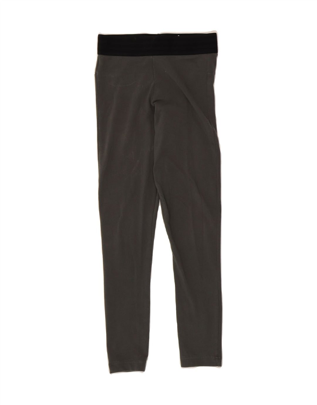 ADIDAS Womens Leggings UK 8/10 Small Grey Cotton Vintage Adidas and Second-Hand Adidas from Messina Hembry 