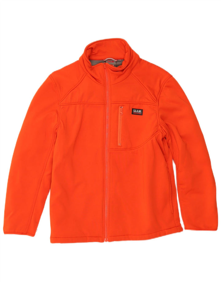 Slam Mens Liner Tracksuit Top Jacket Pequeno Poliéster Laranja