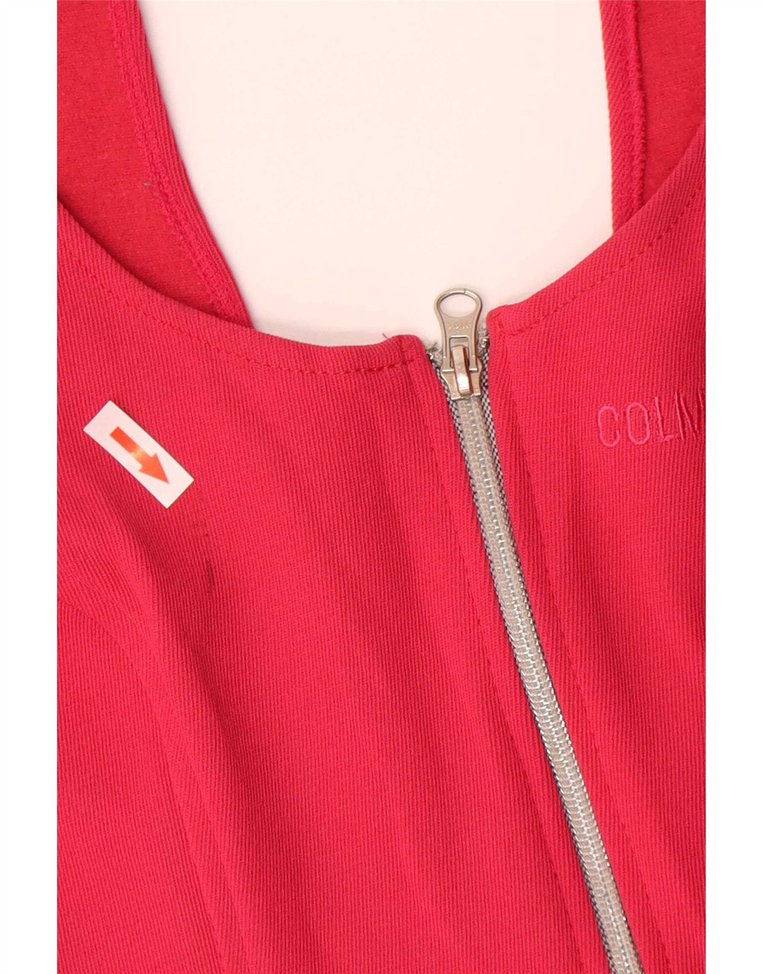 Macacão feminino Colmar com estribo IT 44 poliamida colorblock rosa médio