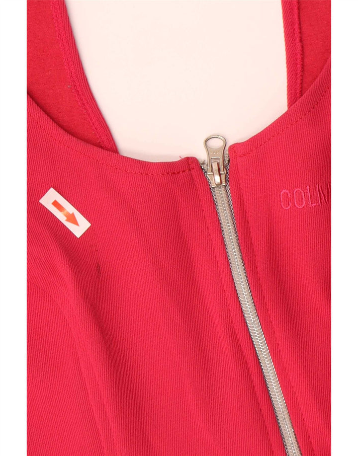 Macacão feminino Colmar com estribo IT 44 poliamida colorblock rosa médio