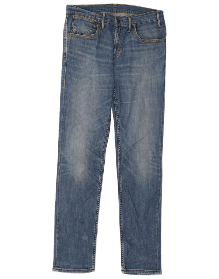 Levi's Mens Slim Jeans W32 L34 Azul Algodão
