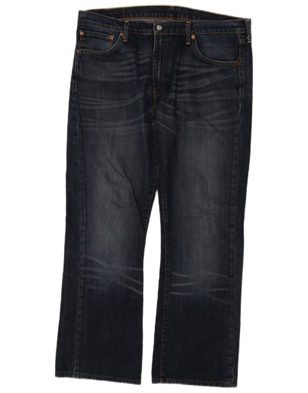 Levi's Masculino 527 Bootcut Jeans W38 L30 Azul Marinho Algodão