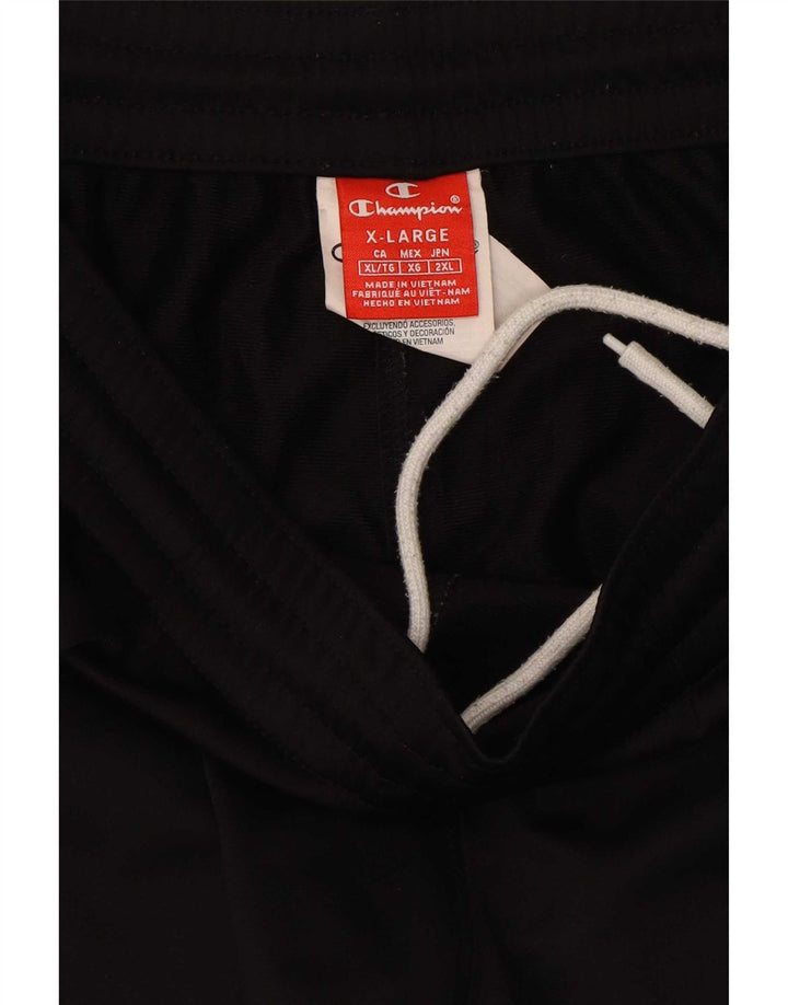 Calça de treino masculina Champion Graphic XL preto poliéster