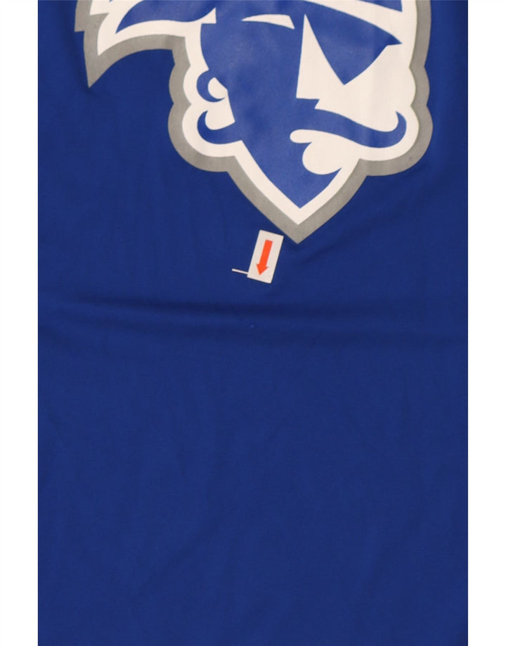 Under Armour Mens Seton Hall Pirates Camiseta gráfica Top Azul Médio