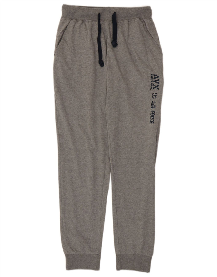 Calça esportiva masculina AVIREX cinza grande