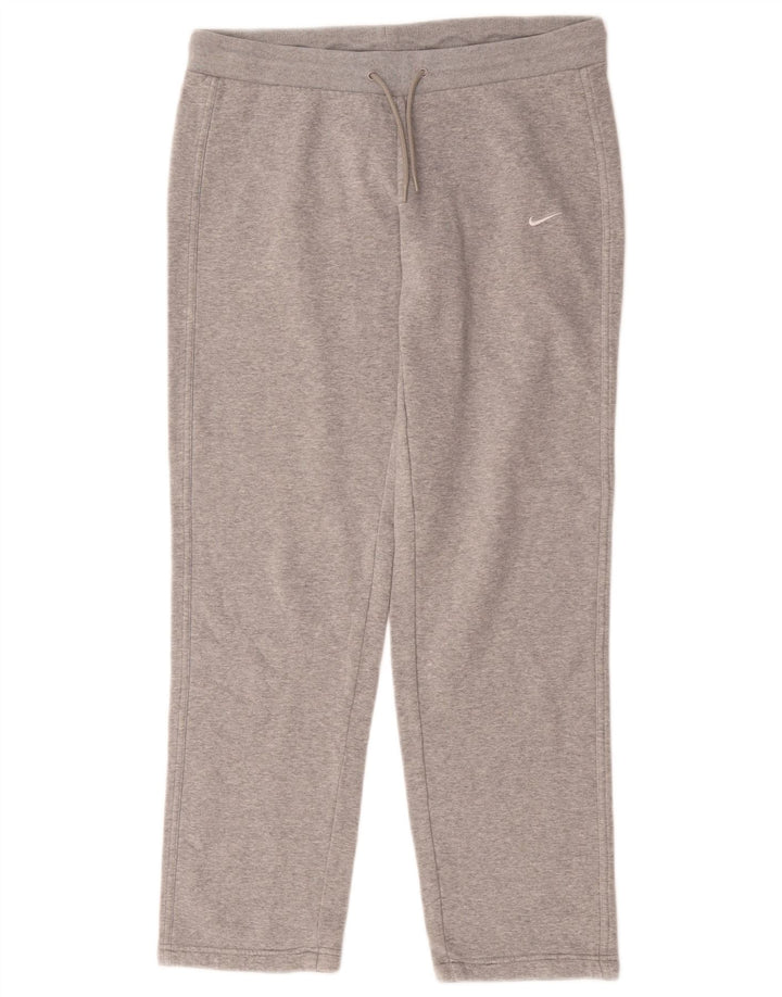 Calça de treino feminina Nike UK 8/10 pequena cinza manchada