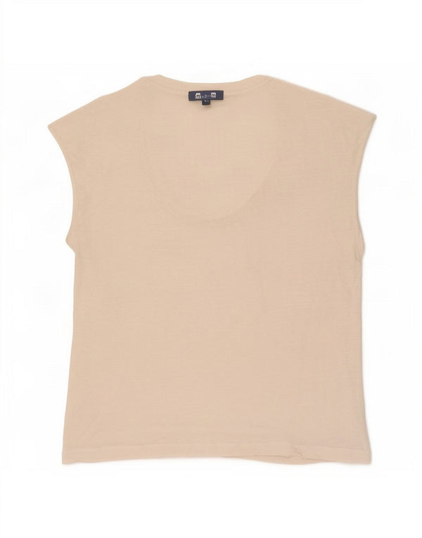 Colete feminino Massimo Dutti UK 14 médio off white