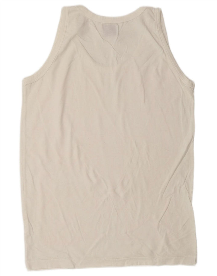 Colete gráfico masculino Jack & Jones Top pequeno branco