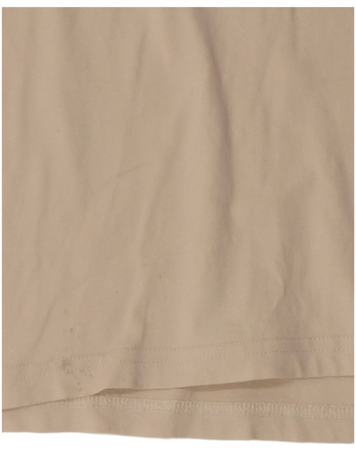 Camiseta gráfica masculina The North Face algodão bege médio