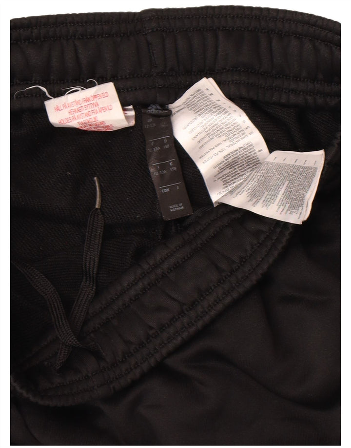 Adidas meninos calças de treino joggers 12-13 anos preto poliéster