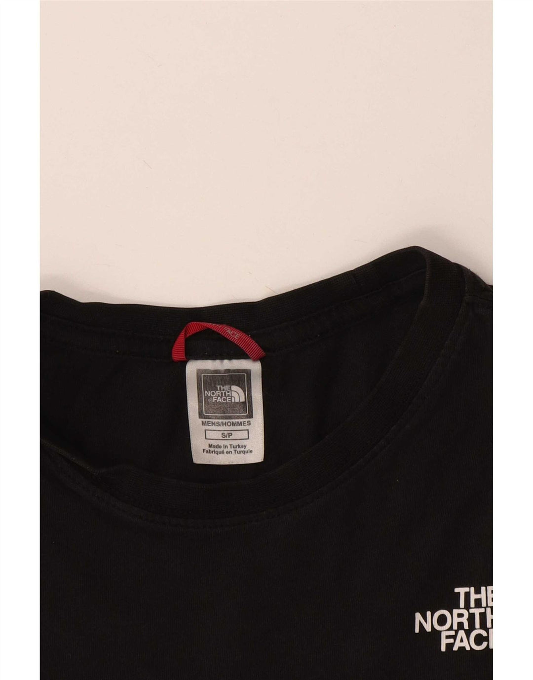 Camiseta gráfica masculina The North Face pequena preta