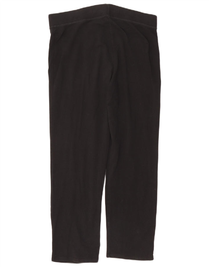 Leggings femininas Marks & Spencer Reino Unido 16 grande algodão preto