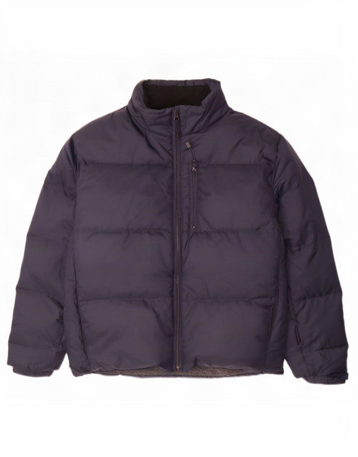Jaqueta acolchoada masculina Gap UK 38 azul marinho médio