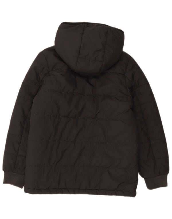 Casaco acolchoado com capuz Adidas para meninas 9-10 anos rosa colorblock poliéster