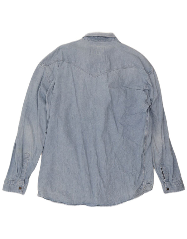 Camisa jeans masculina WAMPUM XL azul