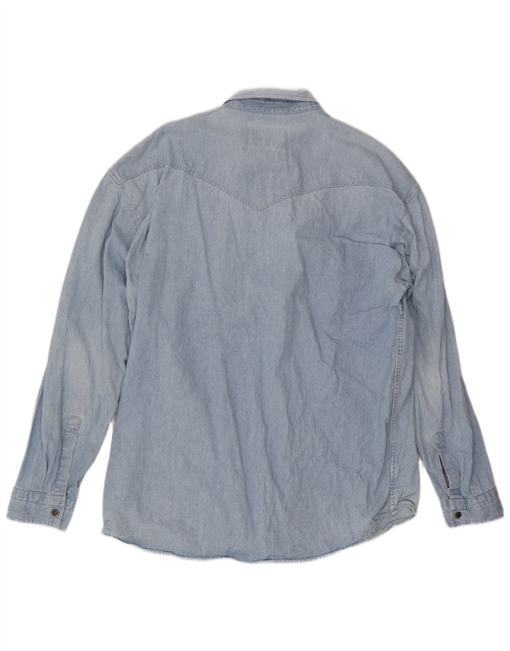 Camisa jeans masculina WAMPUM XL azul