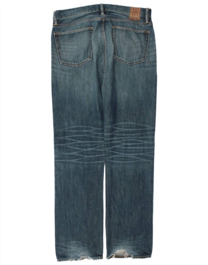 Jeans retos masculinos Gap W34 L34 algodão azul