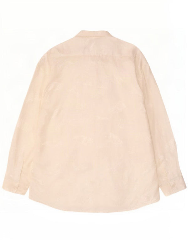 Camisa masculina Tipo'S grande poliéster branco