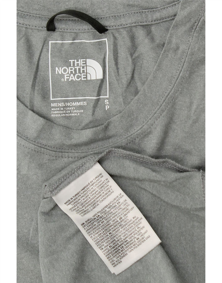 The North Face Camiseta Masculina Top Pequeno Poliéster Cinza