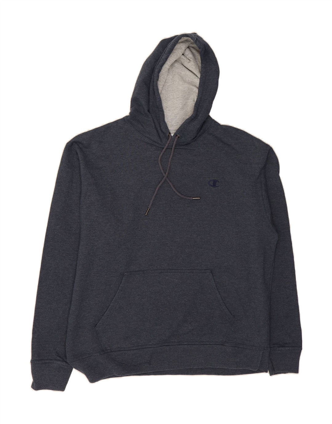 CHAMPION Mens Hoodie Jumper Large Navy Blue Cotton Vintage Champion and Second-Hand Champion from Messina Hembry 
