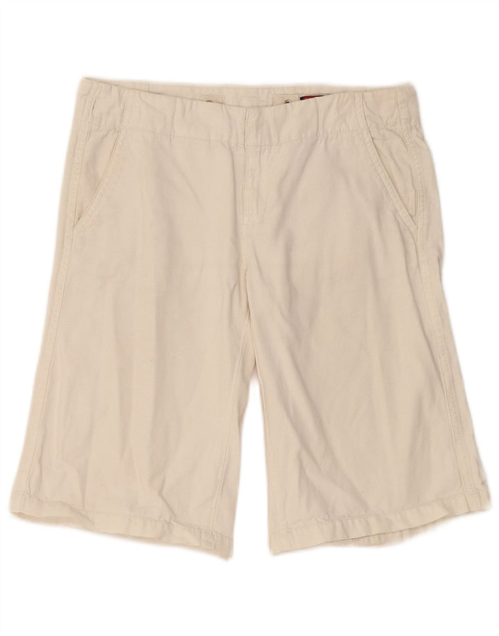 Shorts Chino Feminino Diesel W26 Pequeno Algodão Branco