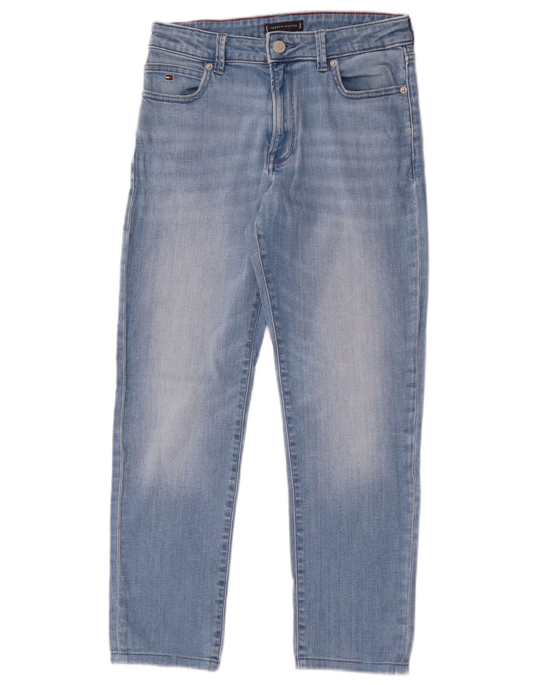Jeans retos para meninos Tommy Hilfiger 12-13 anos azul algodão