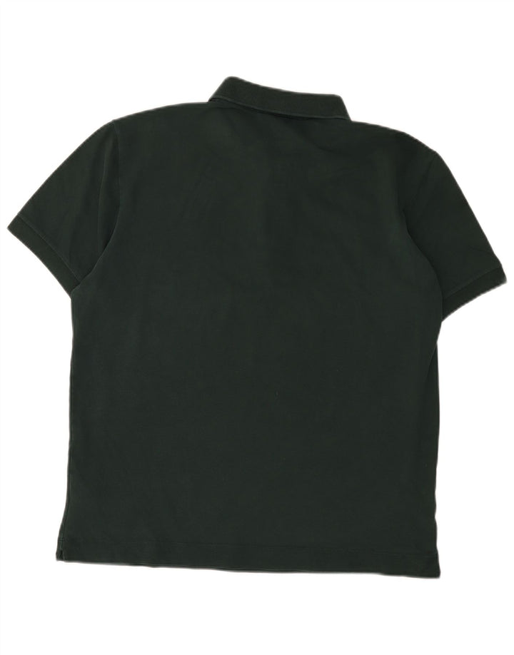 Camisa polo masculina Lacoste Regular Fit tamanho 4 algodão verde médio