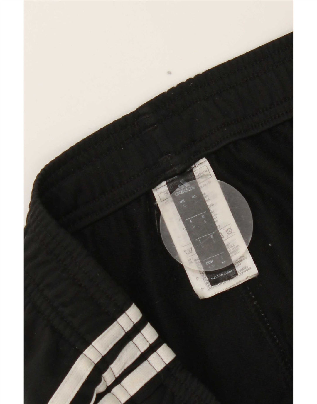 Adidas Mens Treino Calças Joggers Pequeno Poliéster Preto