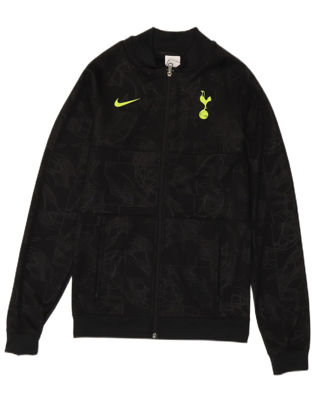 NIKE Mens Tottenham Hotspur Graphic Tracksuit Top Jacket XS Preto