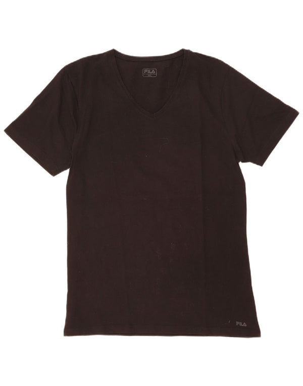 Camiseta feminina Fila Top UK 20 2XL algodão preto