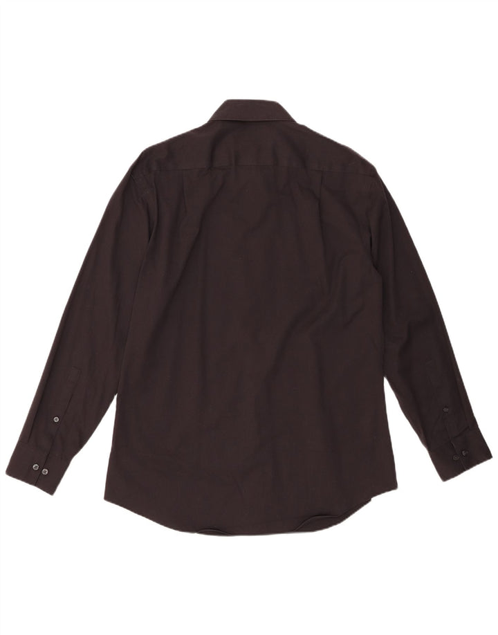 CALVIN KLEIN Camisa masculina extra slim fit tamanho 16 grande preta