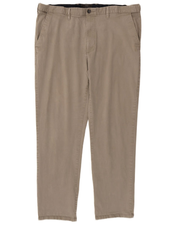 Calça Chino Masculina Marks & Spencer Regular Fit W40 L31 Algodão Bege