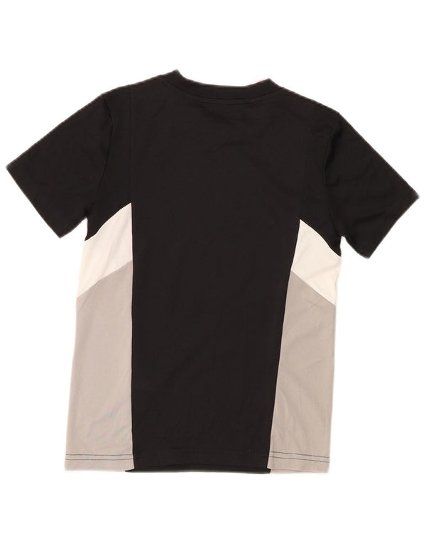 Camiseta Adidas Meninos Graphic 9-10 Anos Preto Colorblock Poliéster