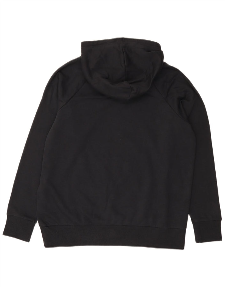 Suéter masculino com capuz Under Armour grande algodão azul marinho