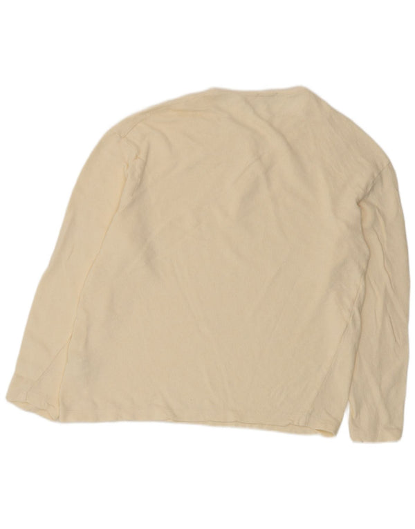 Blusa feminina Zara Top UK 18 XL algodão branco
