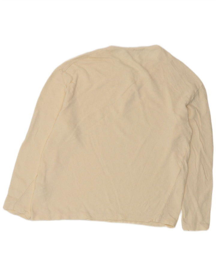 Blusa feminina Zara Top UK 18 XL algodão branco