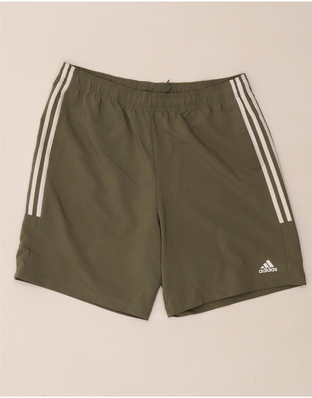 Shorts esportivos masculinos Adidas XL verde poliéster