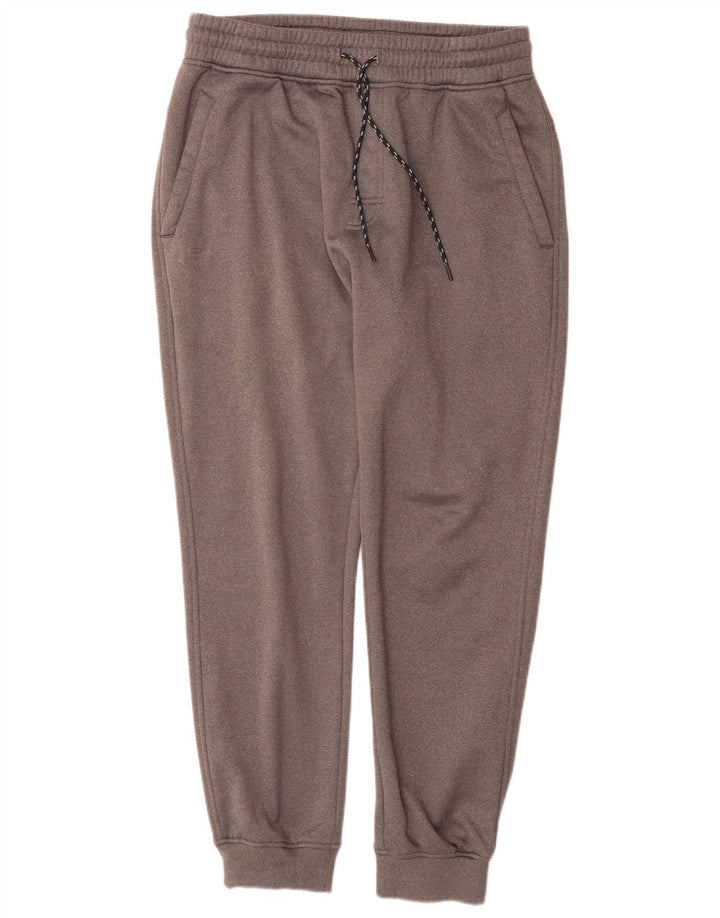 Under Armour Calça de treino masculina justa joggers grande cinza manchado