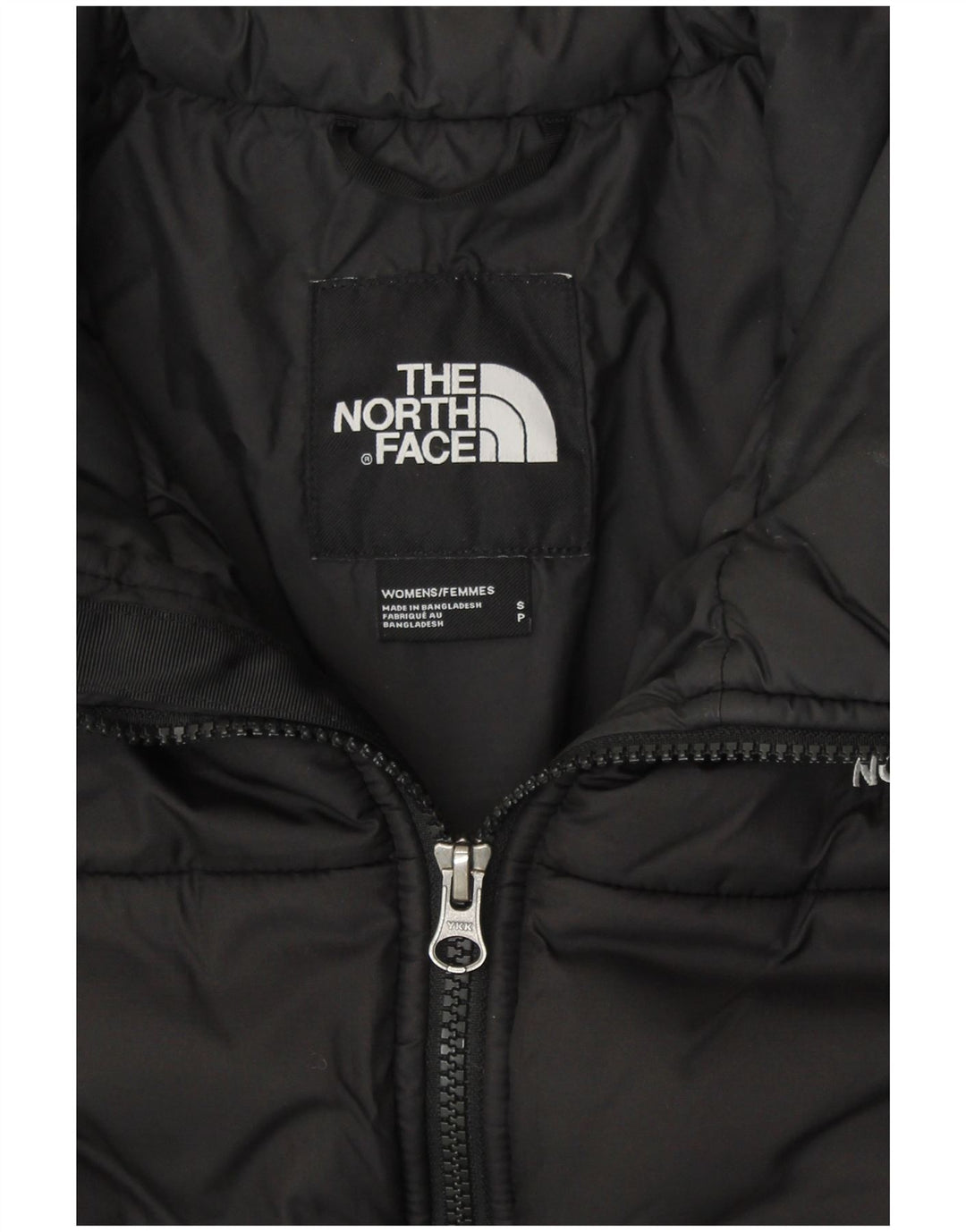 Jaqueta feminina acolchoada THE NORTH FACE UK 10 poliéster preto pequeno