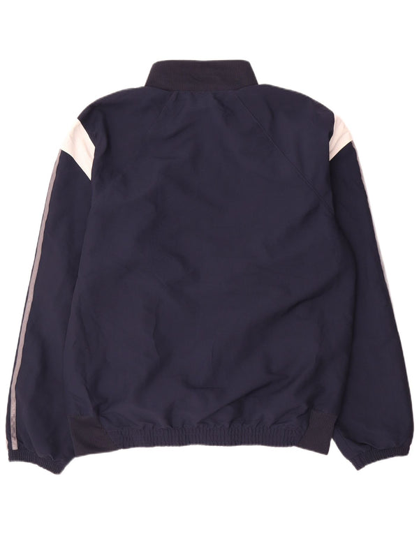 Adidas Mens Graphic Tracksuit Top Jacket Médio Azul Marinho Colorblock