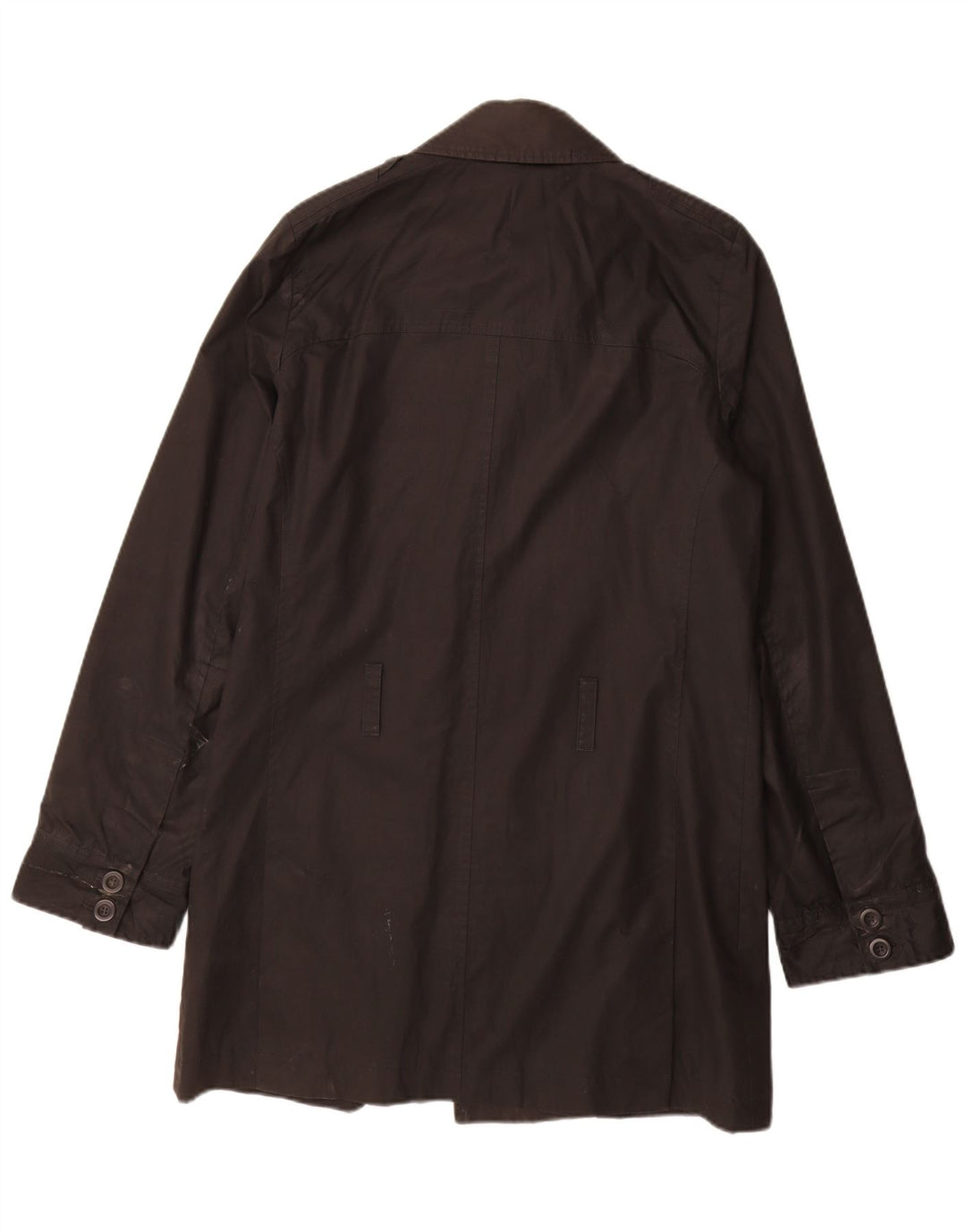 Sobretudo masculino REISS UK 36 pequeno algodão preto