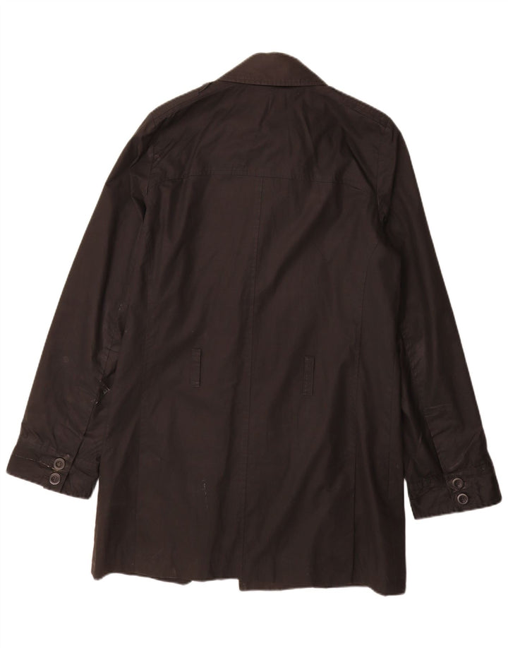 Sobretudo masculino REISS UK 36 pequeno algodão preto