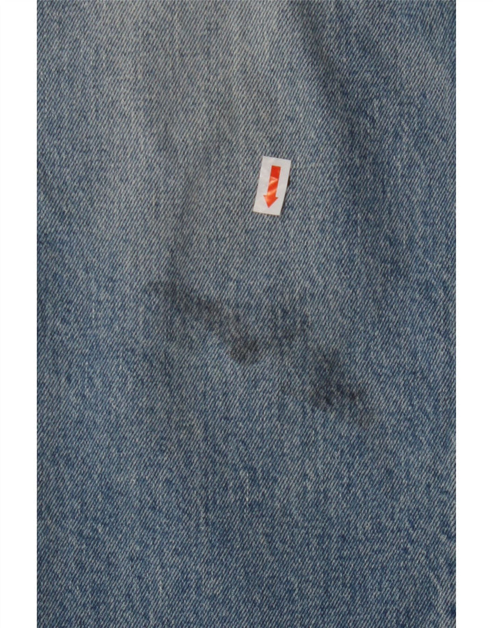 Jeans recortados femininos LEVI'S W27 L25 algodão azul