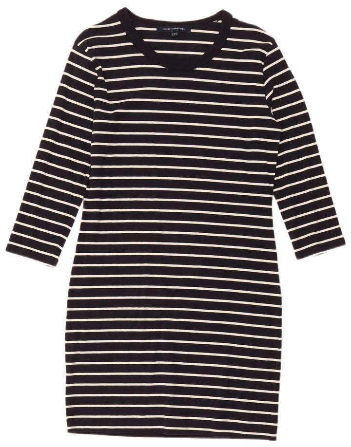 Vestido bainha feminino French Connection UK 12 médio azul marinho náutico