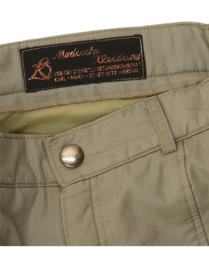 Calça cargo reta masculina VINTAGE W32 L29 cáqui