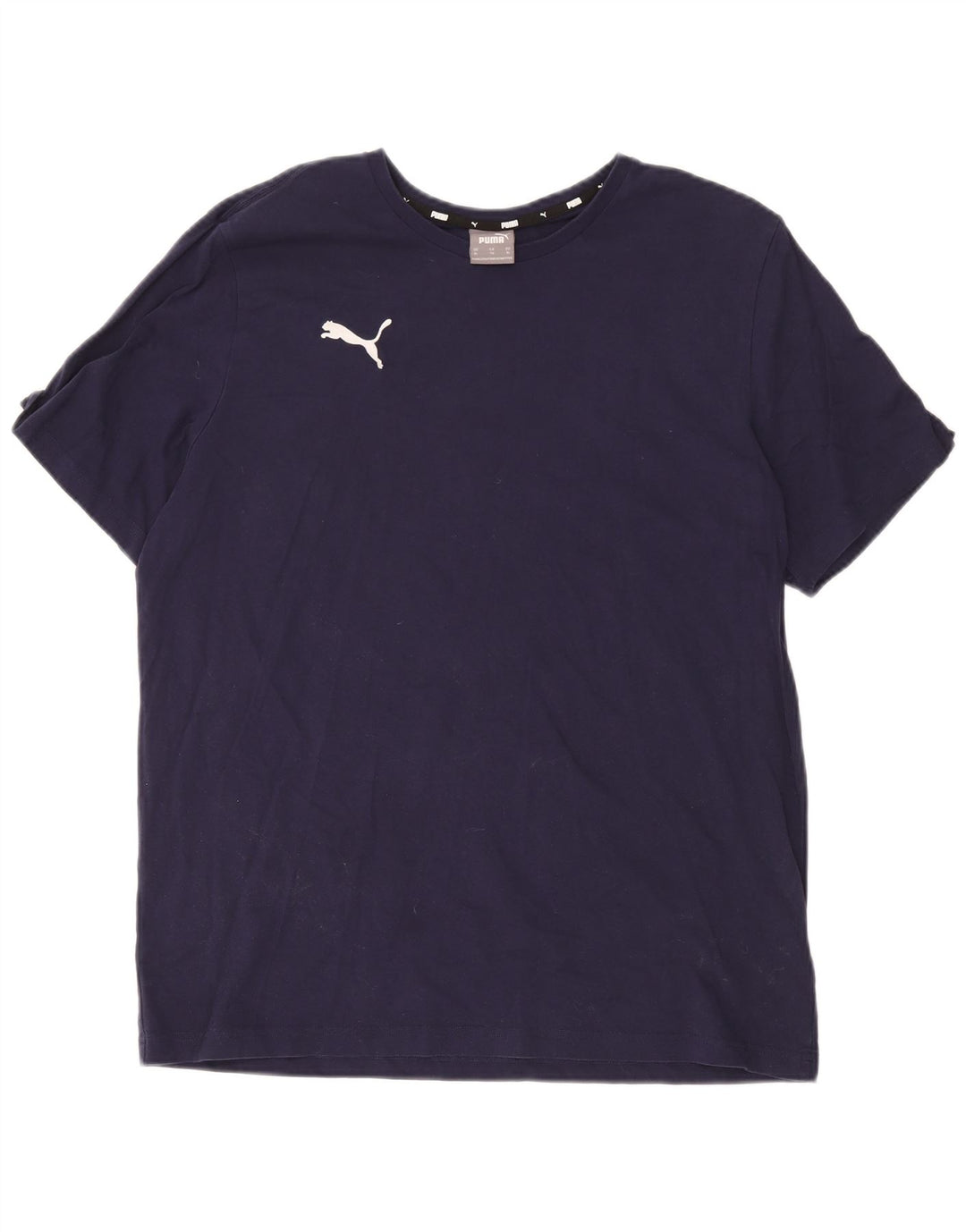 Camiseta masculina Puma Top XL azul marinho algodão