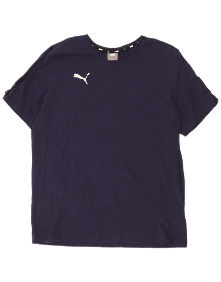 Camiseta masculina Puma Top XL azul marinho algodão